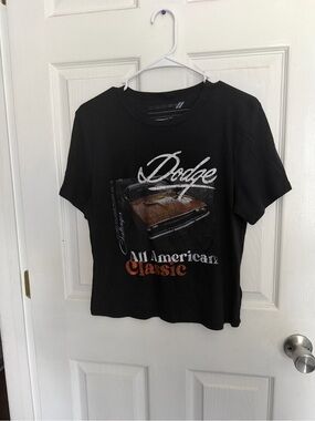 Dodge All American Classic Short Sleeve Tee - Black